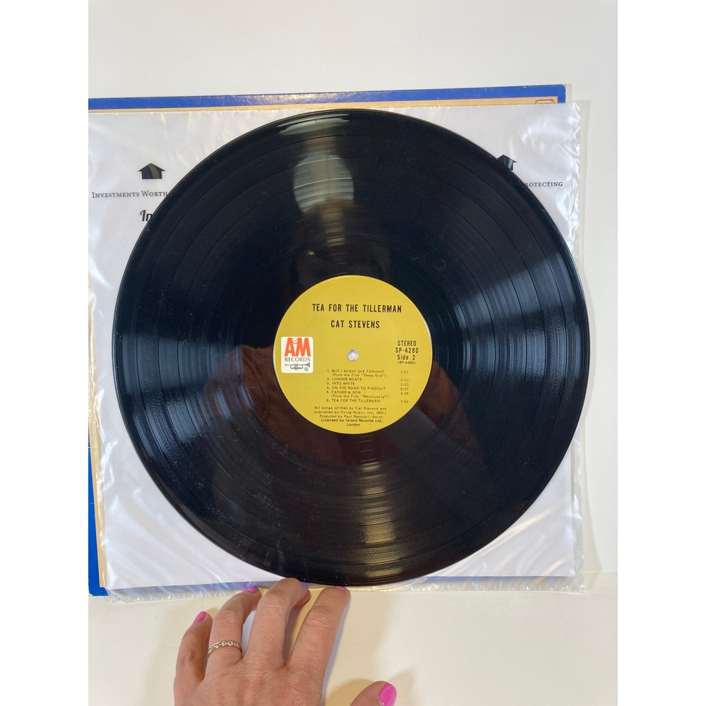 Cat Stevens Vinyl Record Lot Tea for the Tillerman Teaser and‎ Firecat Izitso 3 - Picture 10 of 16